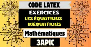 code latex exercices