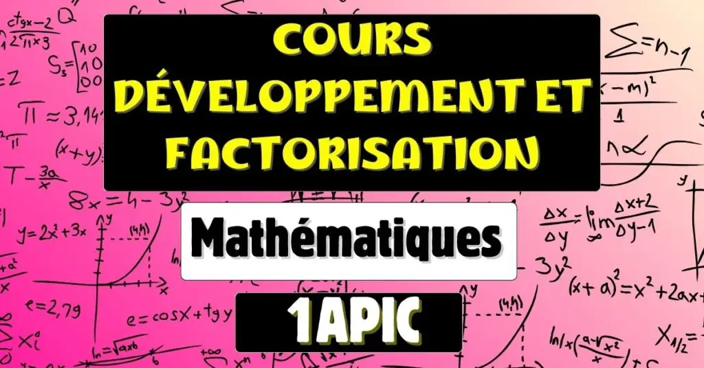 Cours Développement et Factorisation