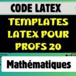 Templates LaTex pour profs 20