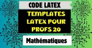 Templates LaTex pour profs 20