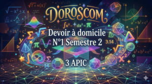 Devoir a domicile N◦1 (Semestre 2) 3APIC